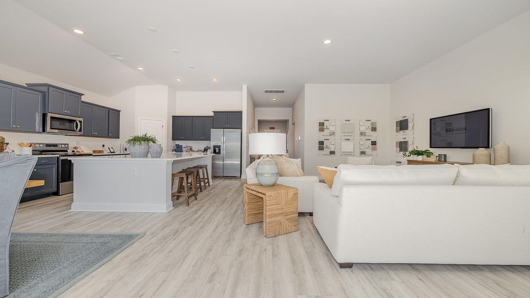 Furnished interior view inside a new home in Pine Hills at Cane Bay, Summerville (Image 13).