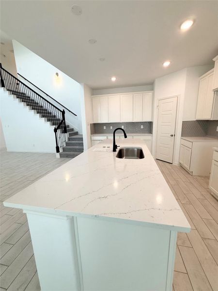 Furnished interior view inside a new home in , Iowa Colony (Image 5).