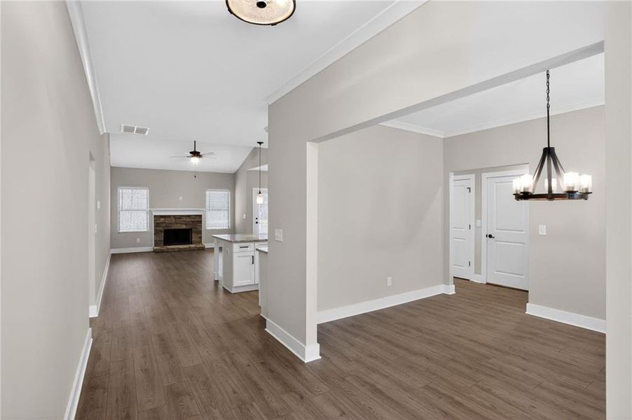 Spacious, unfurnished interior of a new home in , Dawsonville (Image 19).
