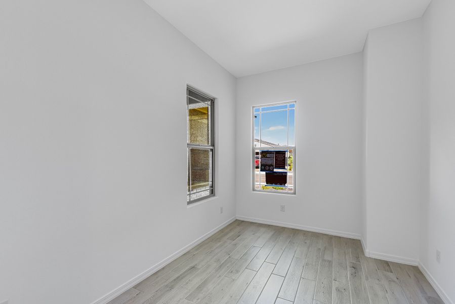 Representative unfurnished interior of a home built from the Hillary by Taylor Morrison in Allen Ranches Expedition Collection, Litchfield Park (Image 26). Representative unfurnished interior of a home built from the Hillary by Taylor Morrison in Allen Ranches Expedition Collection, Litchfield Park (Image 26).