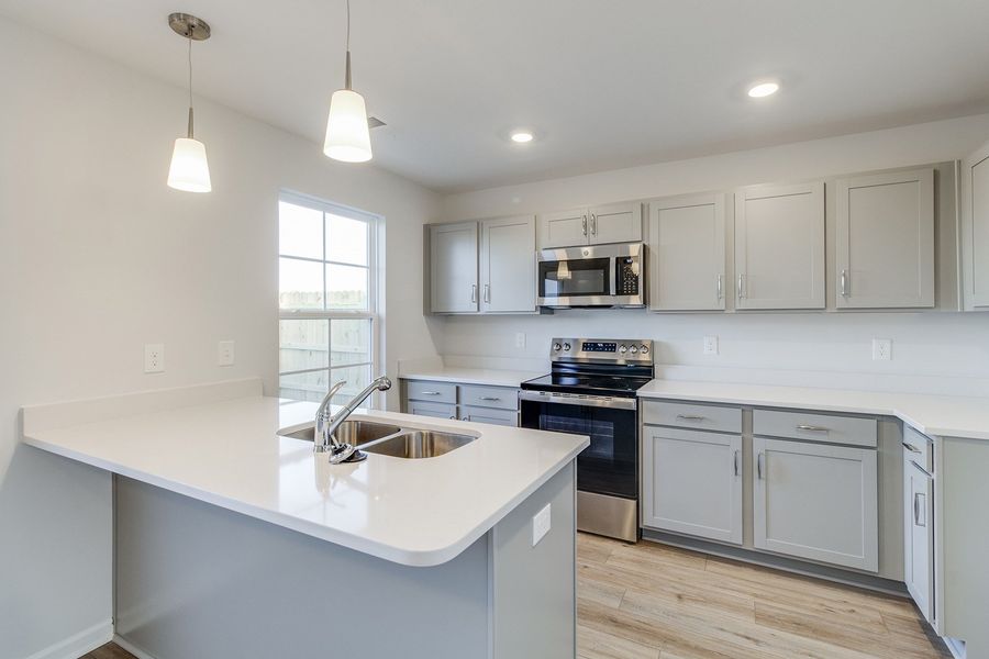 Furnished interior view inside a new home in Astoria, Columbia (Image 7).