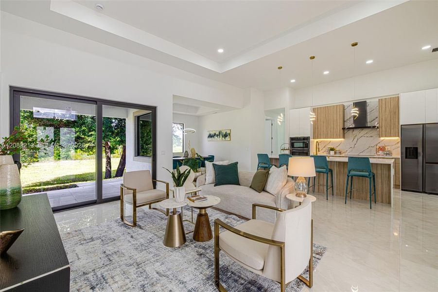 Furnished interior view inside a new home in , Lehigh Acres (Image 35).