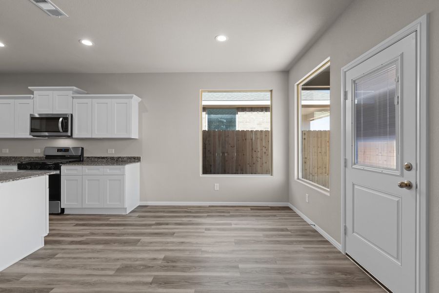 Representative furnished interior of a home built from the Gulfport by D.R. Horton in Yukon Ridge, Odessa (Image 7). Representative furnished interior of a home built from the Gulfport by D.R. Horton in Yukon Ridge, Odessa (Image 7).