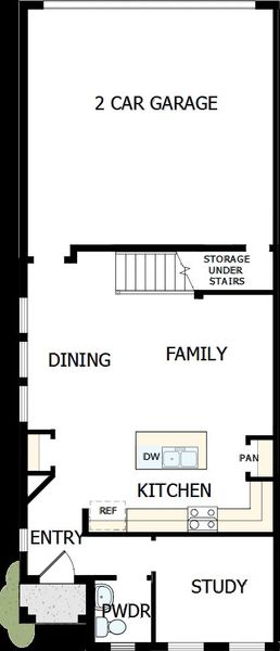 2D floor plan layout of this home in Baldwin Crossing 22', Orlando, FL (Image 2). 2D floor plan layout of this home in Baldwin Crossing 22', Orlando, FL (Image 2).