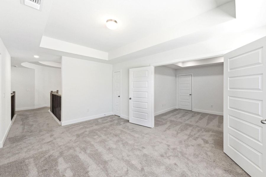 Spacious, unfurnished interior of a new home in The Colony - 50', Bastrop (Image 18). Spacious, unfurnished interior of a new home in The Colony - 50', Bastrop (Image 18).