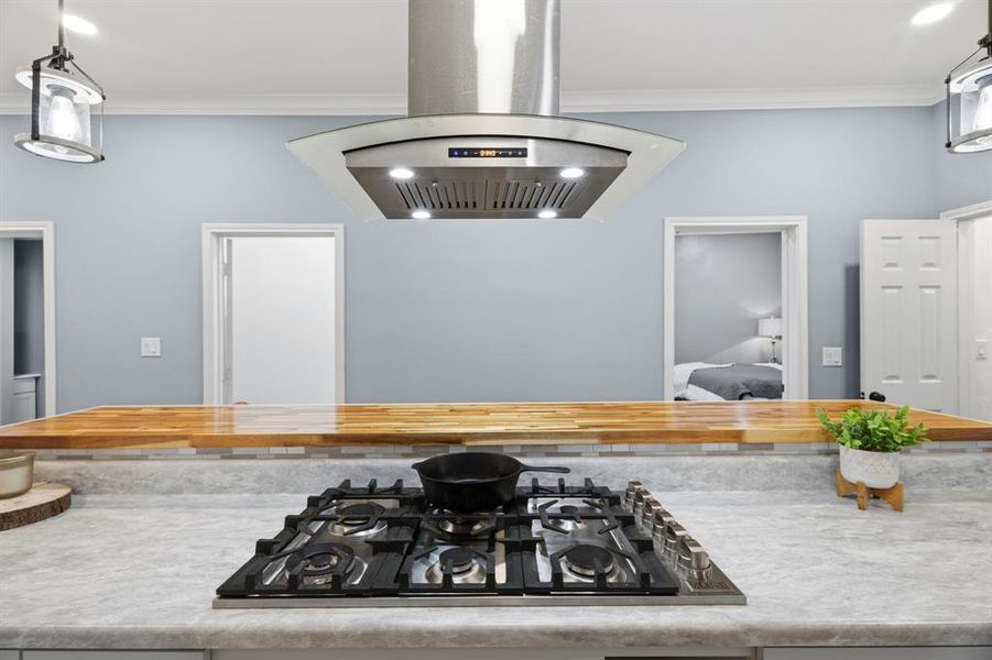 Close-up of interior finishes inside a home in , Alvord (Image 19).