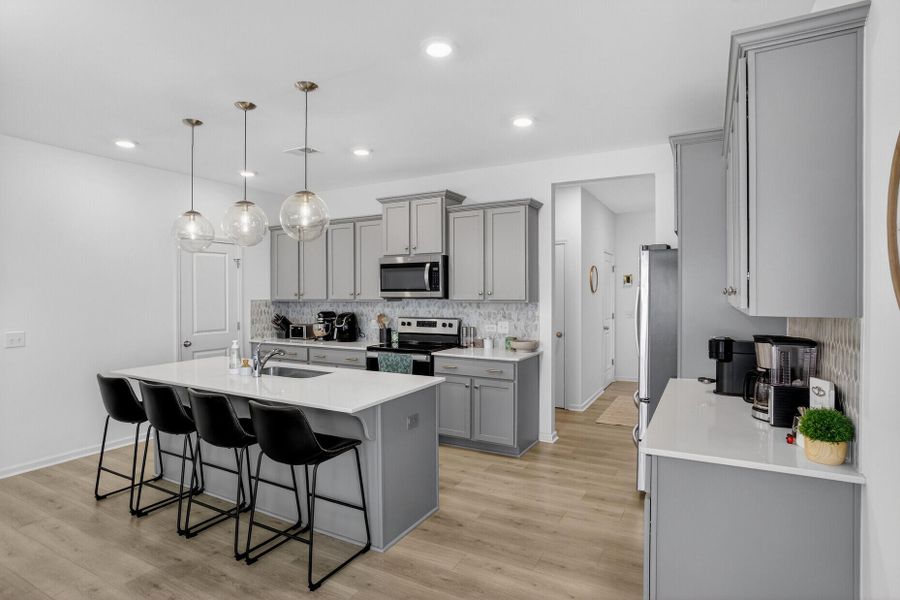 Furnished interior view inside a new home in , Summerville (Image 11). Furnished interior view inside a new home in , Summerville (Image 11).