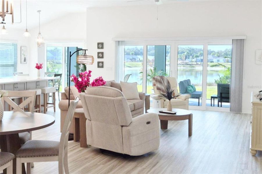 Furnished interior view inside a new home in , The Villages (Image 7).