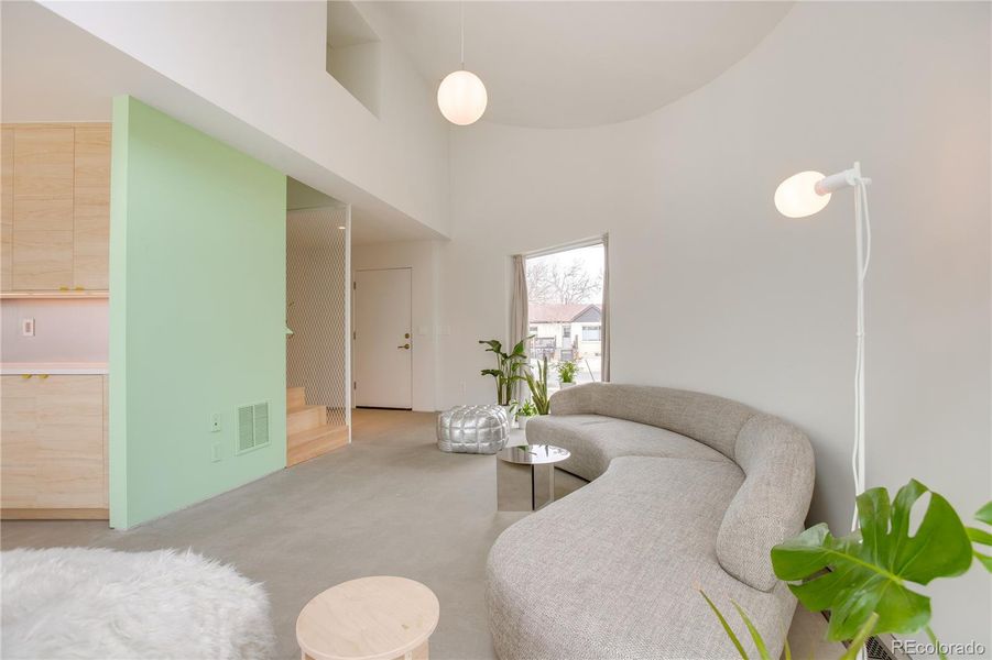 Furnished interior view inside a new home in , Denver (Image 7). Furnished interior view inside a new home in , Denver (Image 7).