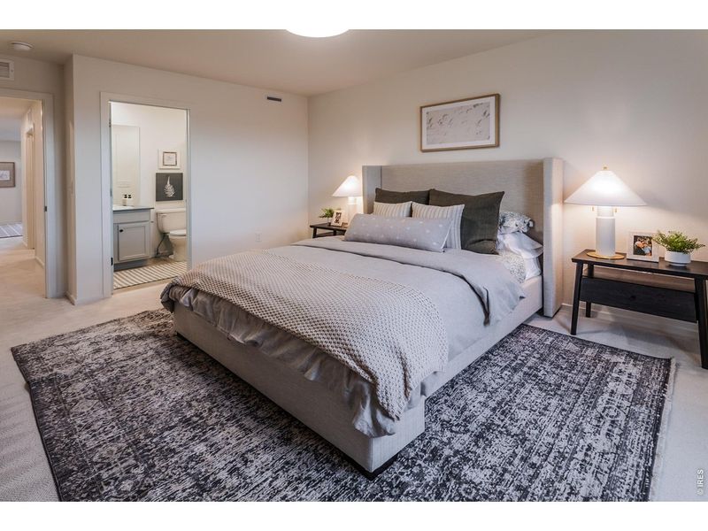 Furnished interior view inside a new home in , Fort Collins (Image 31). Furnished interior view inside a new home in , Fort Collins (Image 31).