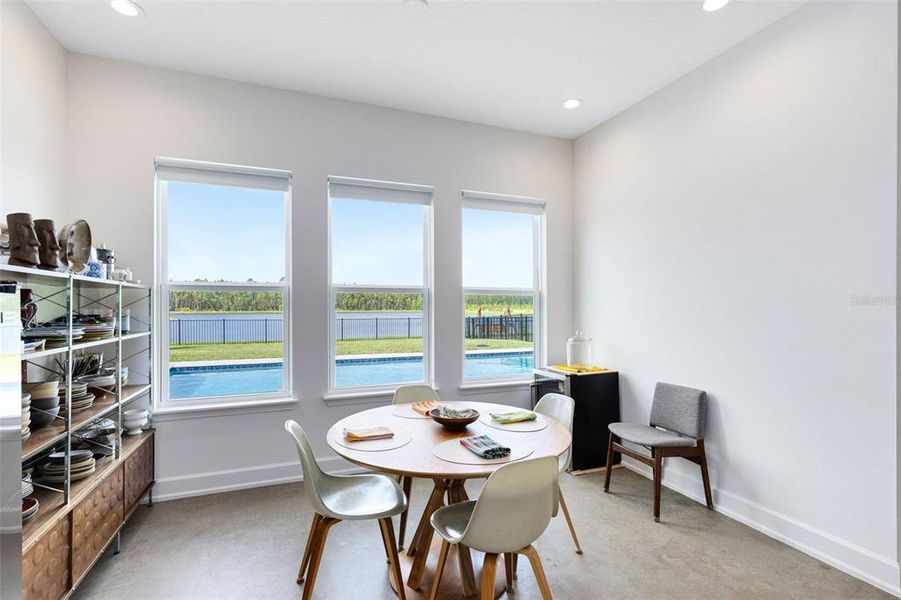 Furnished interior view inside a new home in , Daytona Beach (Image 10).