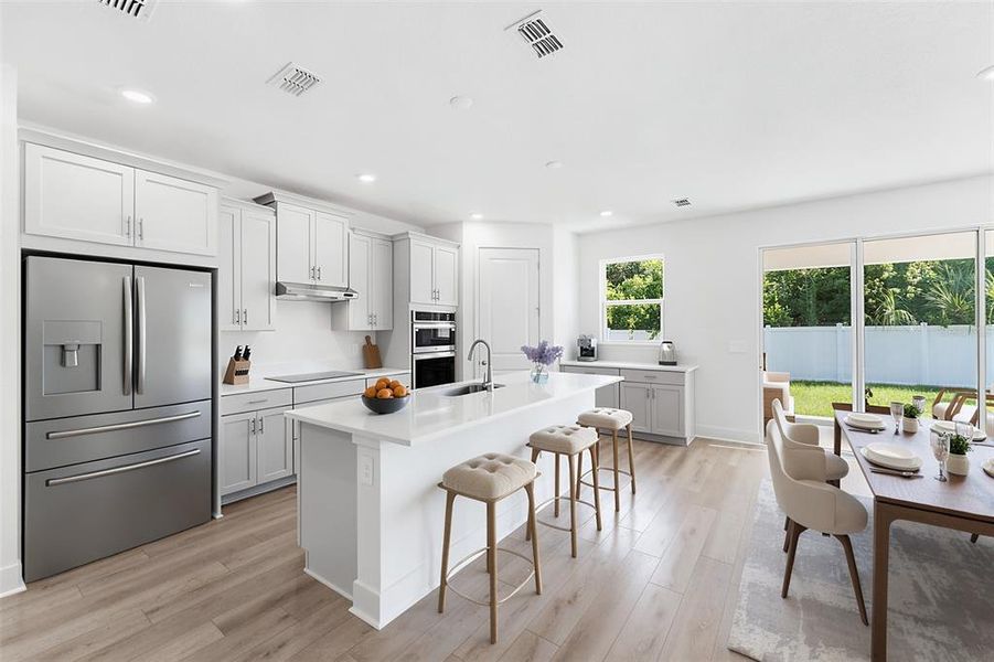 Furnished interior view inside a new home in Wekiva Springs Cove, Apopka (Image 3).