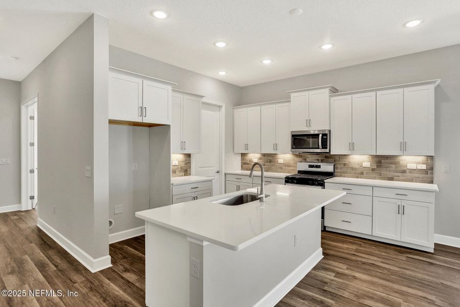 Furnished interior view inside a new home in Reverie at Silverleaf, St. Augustine (Image 5).