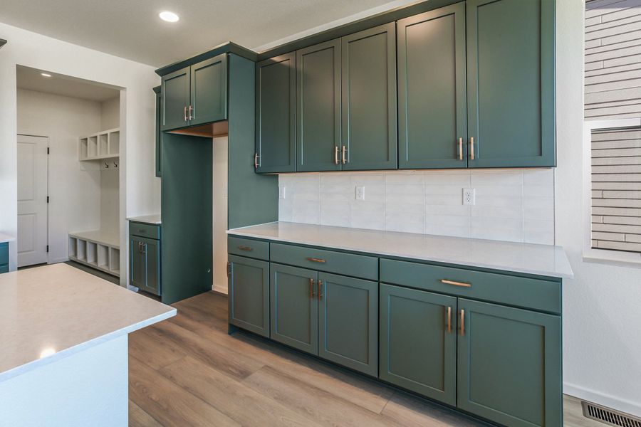 Furnished interior view inside a new home in Trailside, Timnath (Image 15).