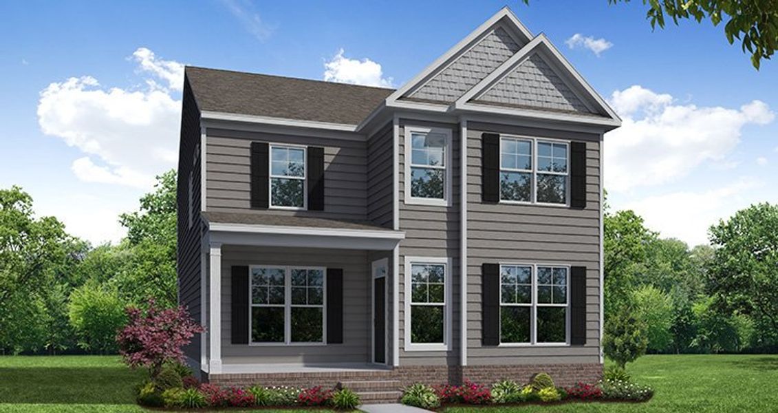 Representative exterior photo of a completed home built from the Montague by Eastwood Homes in Colleton Park, Aiken, SC (Image 2). Representative exterior photo of a completed home built from the Montague by Eastwood Homes in Colleton Park, Aiken, SC (Image 2).