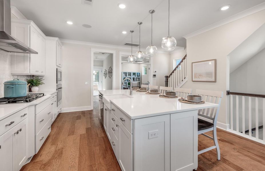 Furnished interior view inside a new home in , Charleston (Image 11).