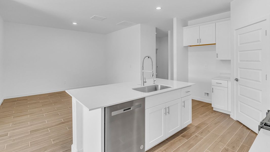 Representative furnished interior of a home built from the Harris by D.R. Horton in The Oasis at Rocking K, Vail (Image 10).
