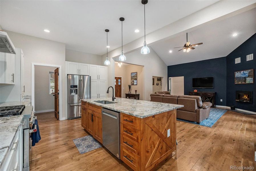 Furnished interior view inside a new home in , Evergreen (Image 6).