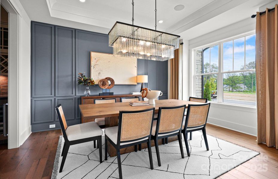 Spacious Formal Dining Room with Tray Ceiling.  Representative Photo