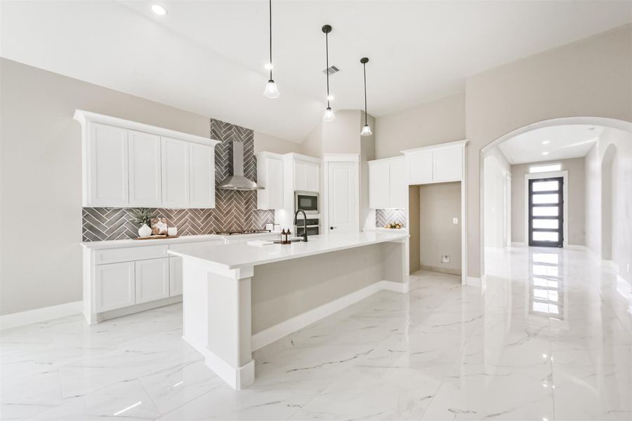 Furnished interior view inside a new home in , Pasadena (Image 9). Furnished interior view inside a new home in , Pasadena (Image 9).