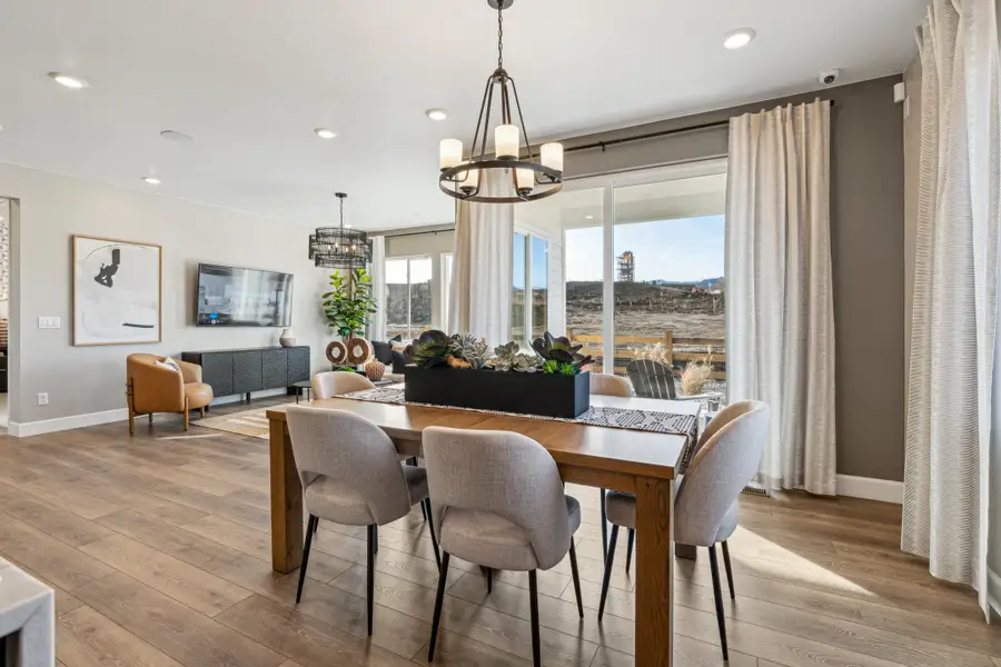 Furnished interior view inside a new home in Trailstone, Arvada (Image 16).