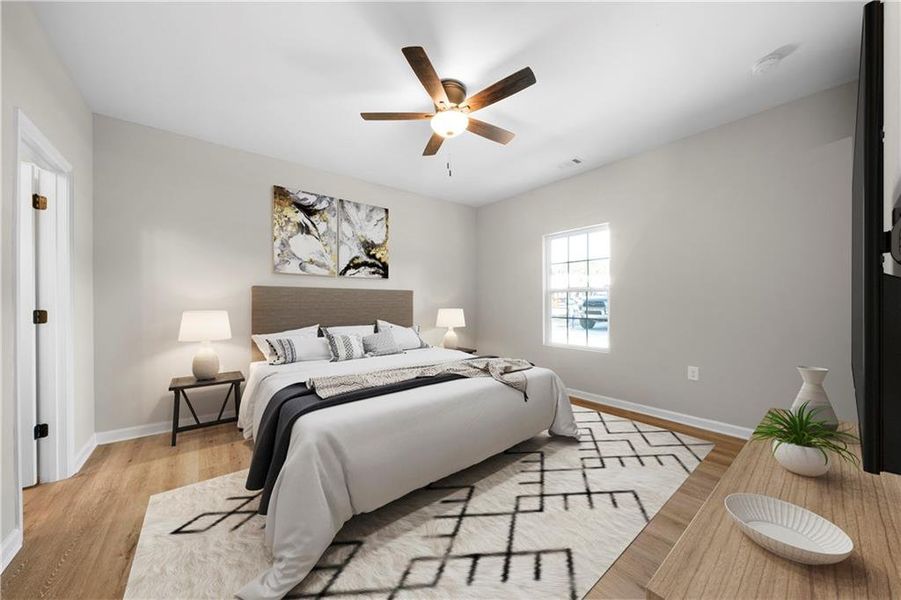 Furnished interior view inside a new home in , Cedartown (Image 9). Furnished interior view inside a new home in , Cedartown (Image 9).