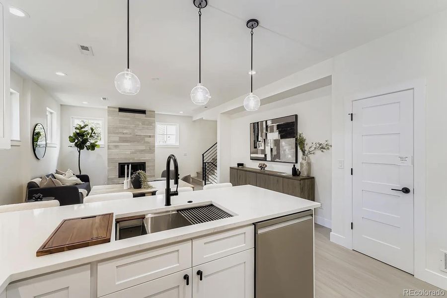Furnished interior view inside a new home in , Denver (Image 33).