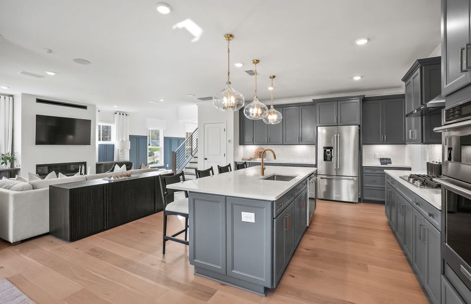 Representative furnished interior of a home built from the Leyton by Pulte Homes in Elmbrook, Matthews (Image 26).