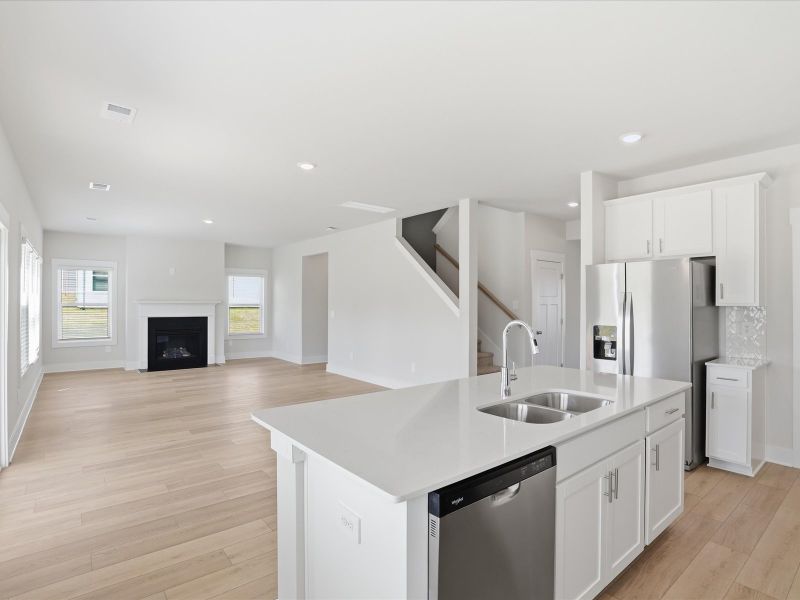 Furnished interior view inside a new home in Ashby Woods, Boiling Springs (Image 5).
