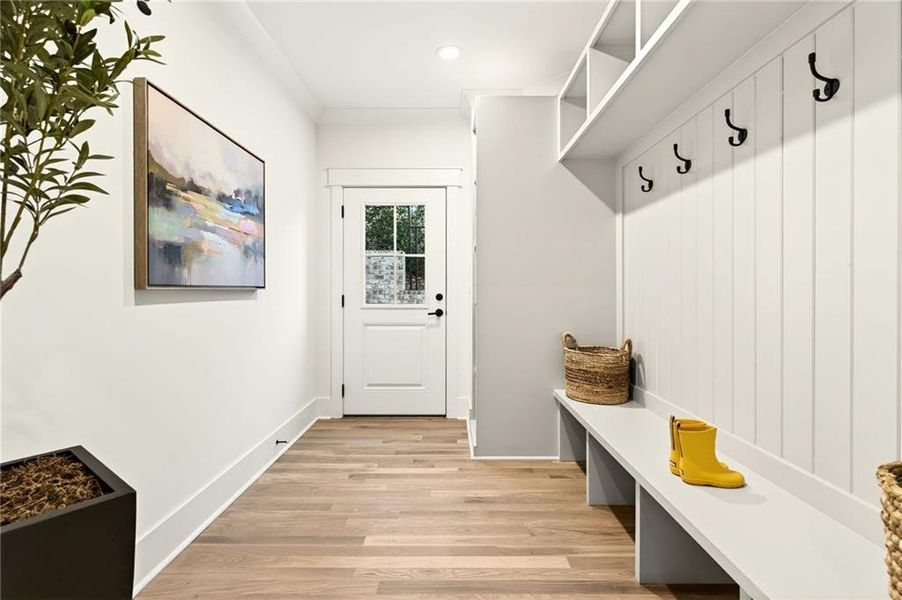 Furnished interior view inside a new home in , Atlanta (Image 38).