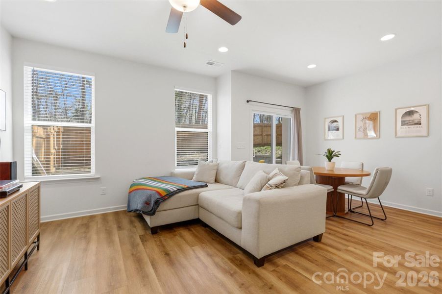 Furnished interior view inside a new home in , Charlotte (Image 6).
