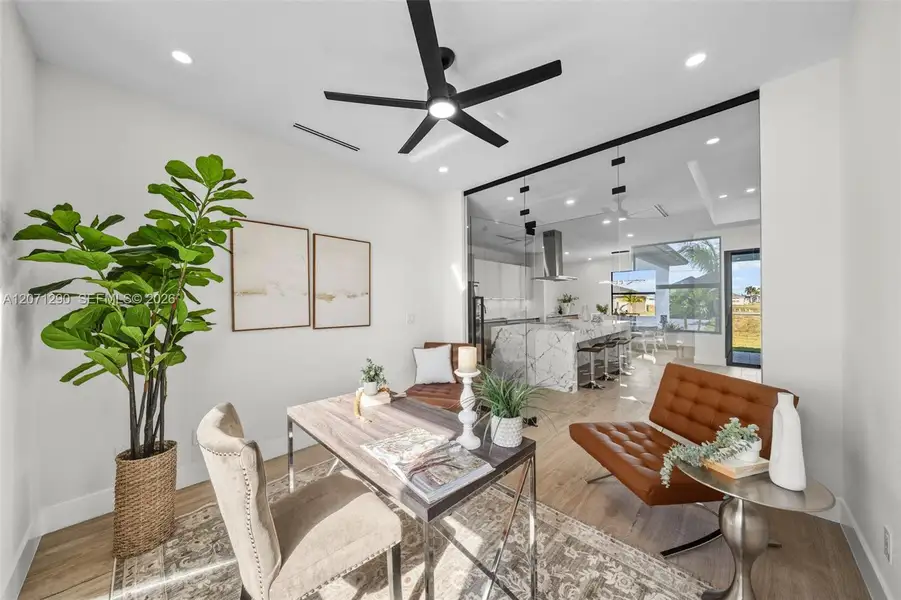 Furnished interior view inside a new home in , Cape Coral (Image 15). Furnished interior view inside a new home in , Cape Coral (Image 15).