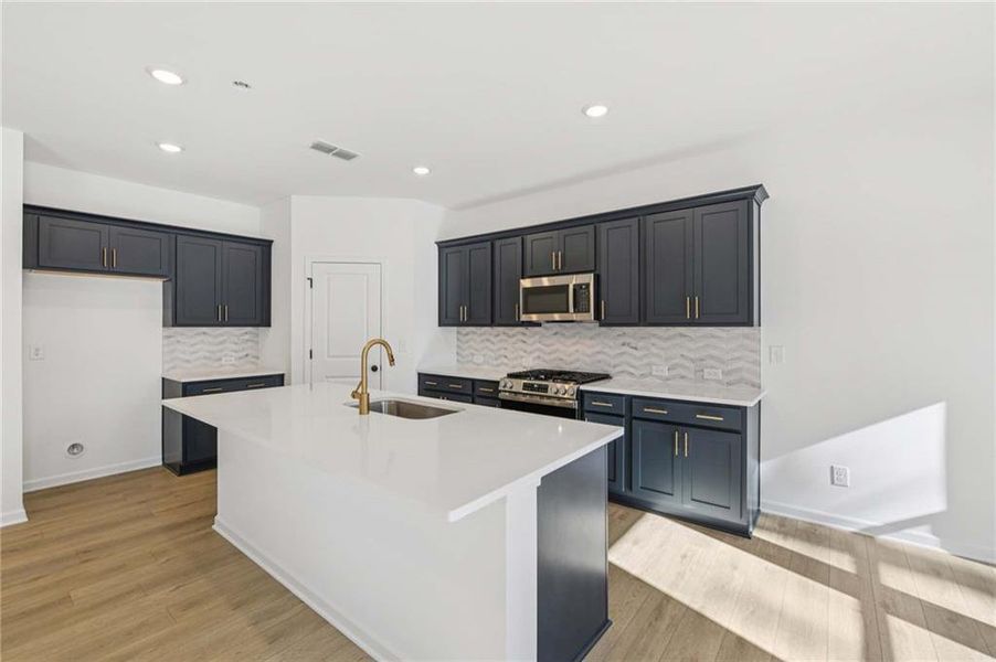 Furnished interior view inside a new home in The Estates at Casteel, Bethlehem (Image 7).
