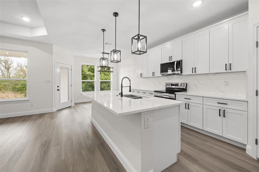 Furnished interior view inside a new home in , Greenville (Image 5). Furnished interior view inside a new home in , Greenville (Image 5).