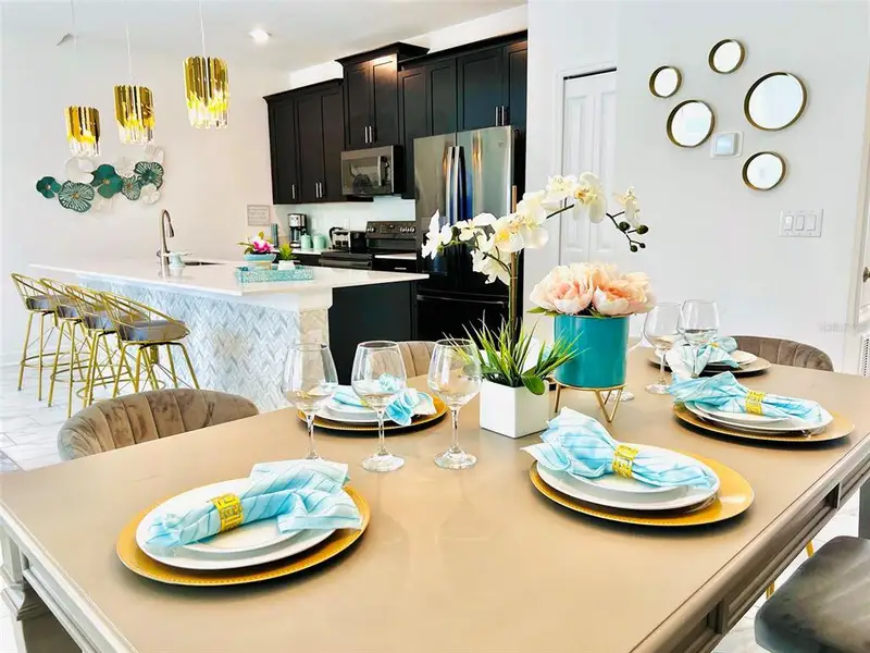 Furnished interior view inside a new home in , Davenport (Image 15).