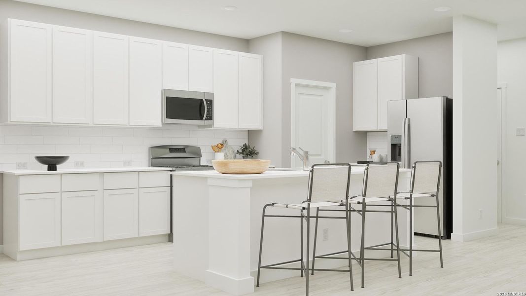 Furnished interior view inside a new home in Juniper Ranch, Spring Branch (Image 33).