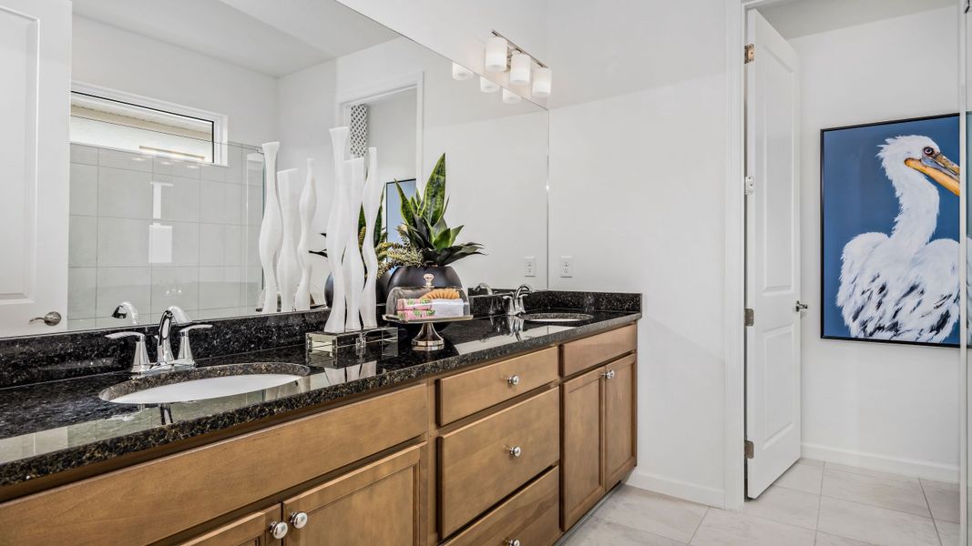 Owner's Bath - Model shown is from sister community