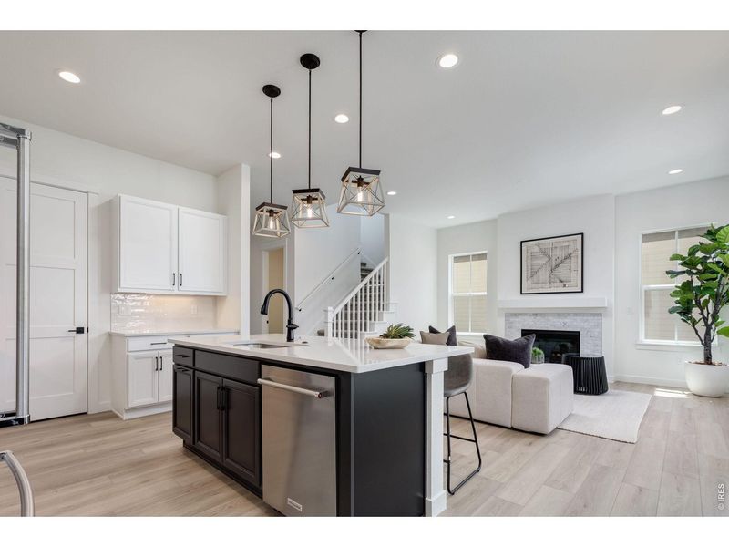 Furnished interior view inside a new home in Westerly, Erie (Image 13).