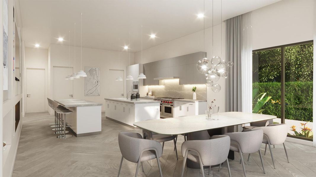 Furnished interior view inside a new home in , West Palm Beach (Image 7).