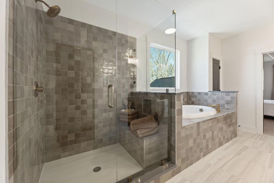 Furnished interior view inside a new home in Arden on Lanier, Cumming (Image 6).