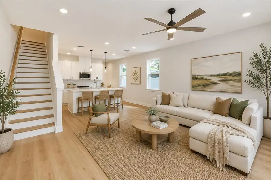 Furnished interior view inside a new home in , Tampa (Image 9). Furnished interior view inside a new home in , Tampa (Image 9).