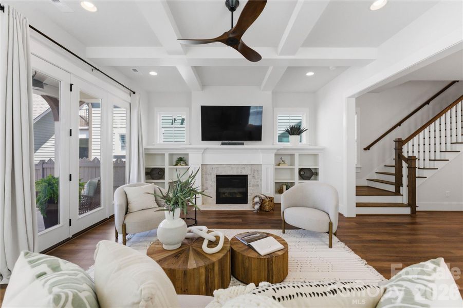 Furnished interior view inside a new home in , Fort Mill (Image 42).