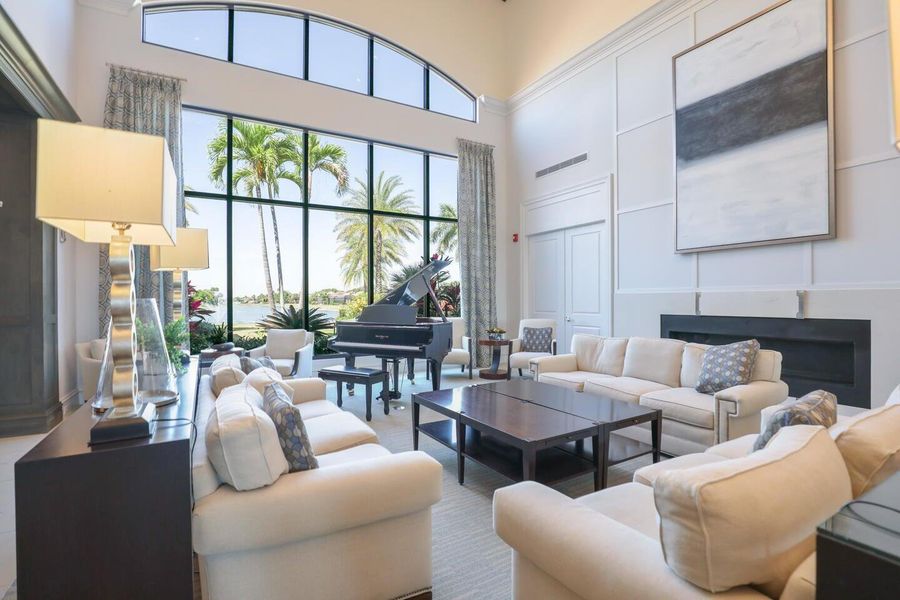 Furnished interior view inside a new home in PGA Village Verano, Port St. Lucie (Image 9).
