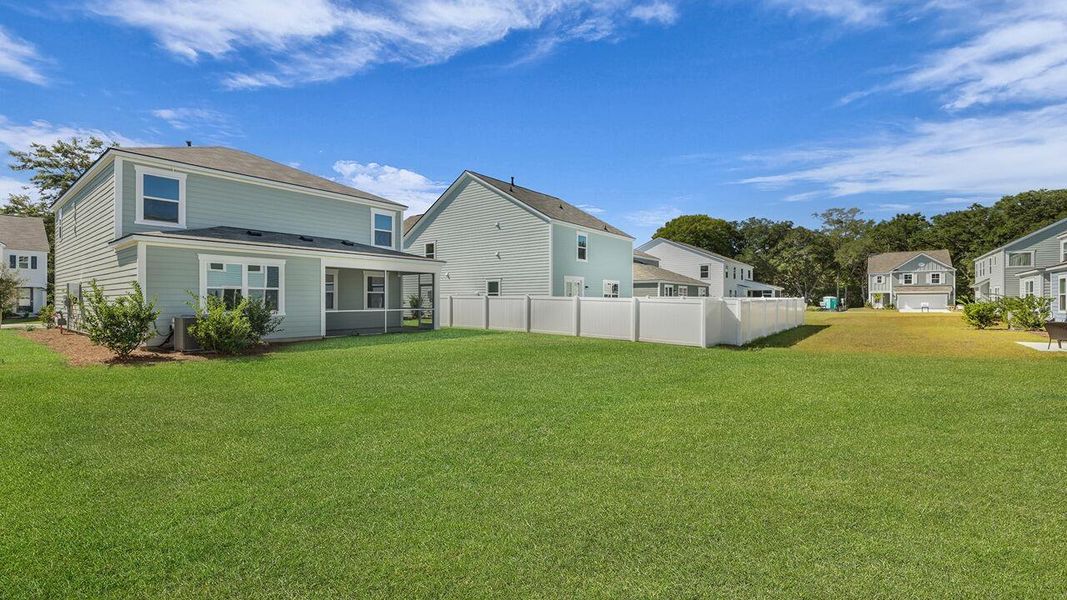 Exterior details and patio area of a home in Founders Corner, Summerville (Image 15).
