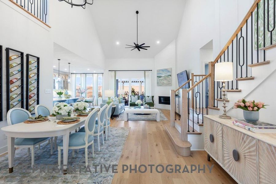 Furnished interior view inside a new home in The George, Richmond (Image 11).