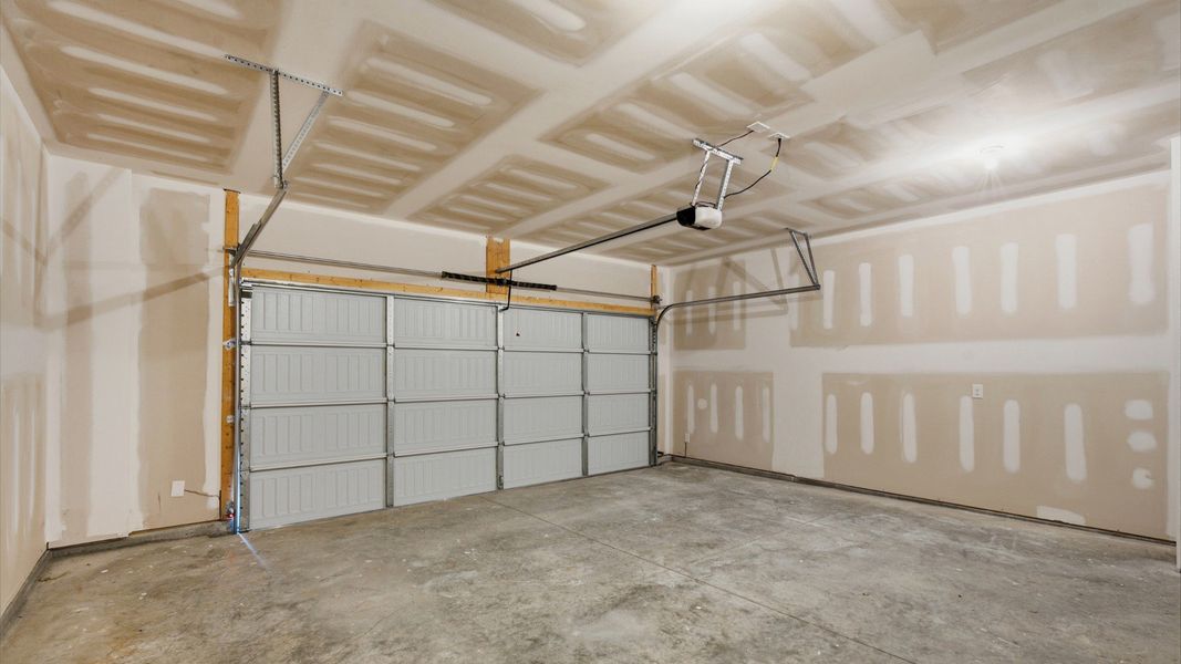 Two-car garage convenience
