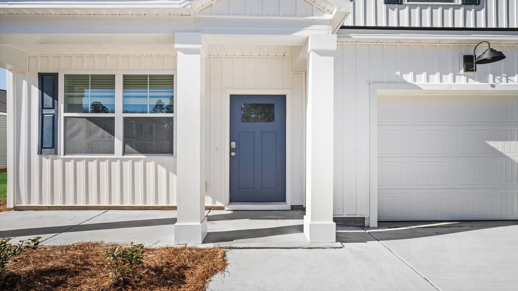 Exterior details and patio area of a home in The Retreat at East Argent, Ridgeland (Image 3).