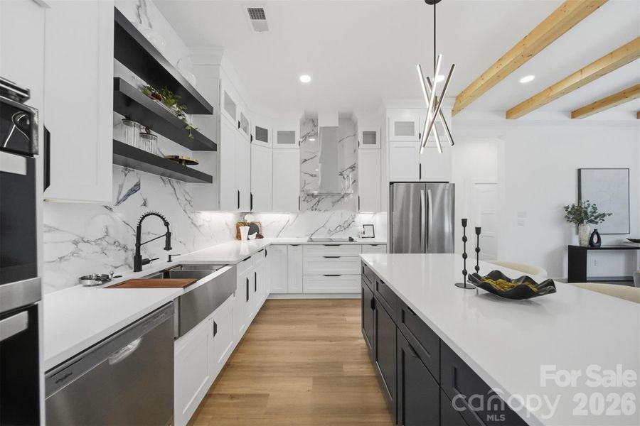 Furnished interior view inside a new home in , Bethlehem (Image 14).