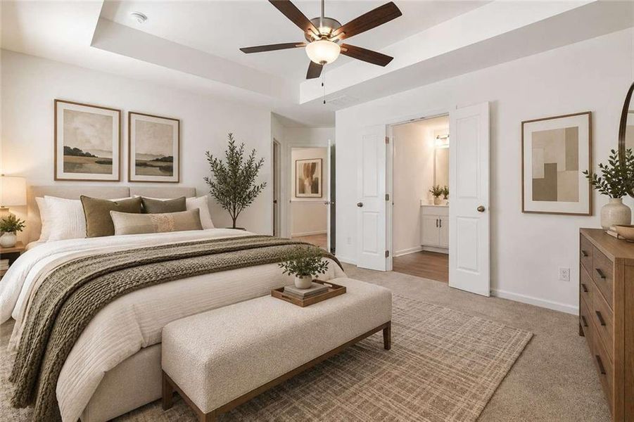 Furnished interior view inside a new home in , Fairburn (Image 7). Furnished interior view inside a new home in , Fairburn (Image 7).