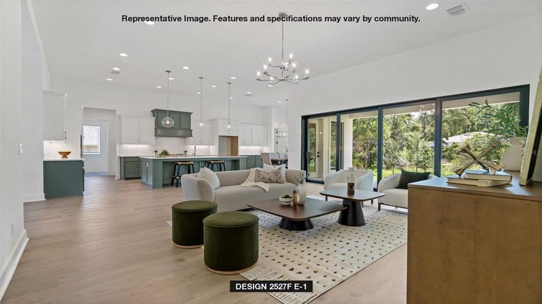 Furnished interior view inside a new home in Southern Hills 65', Brooksville (Image 11).
